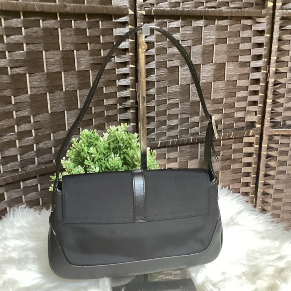 GUCCI Shoulder Bag 001 3824 leather Black SilverMetal Jackie - Picture 3 of 16